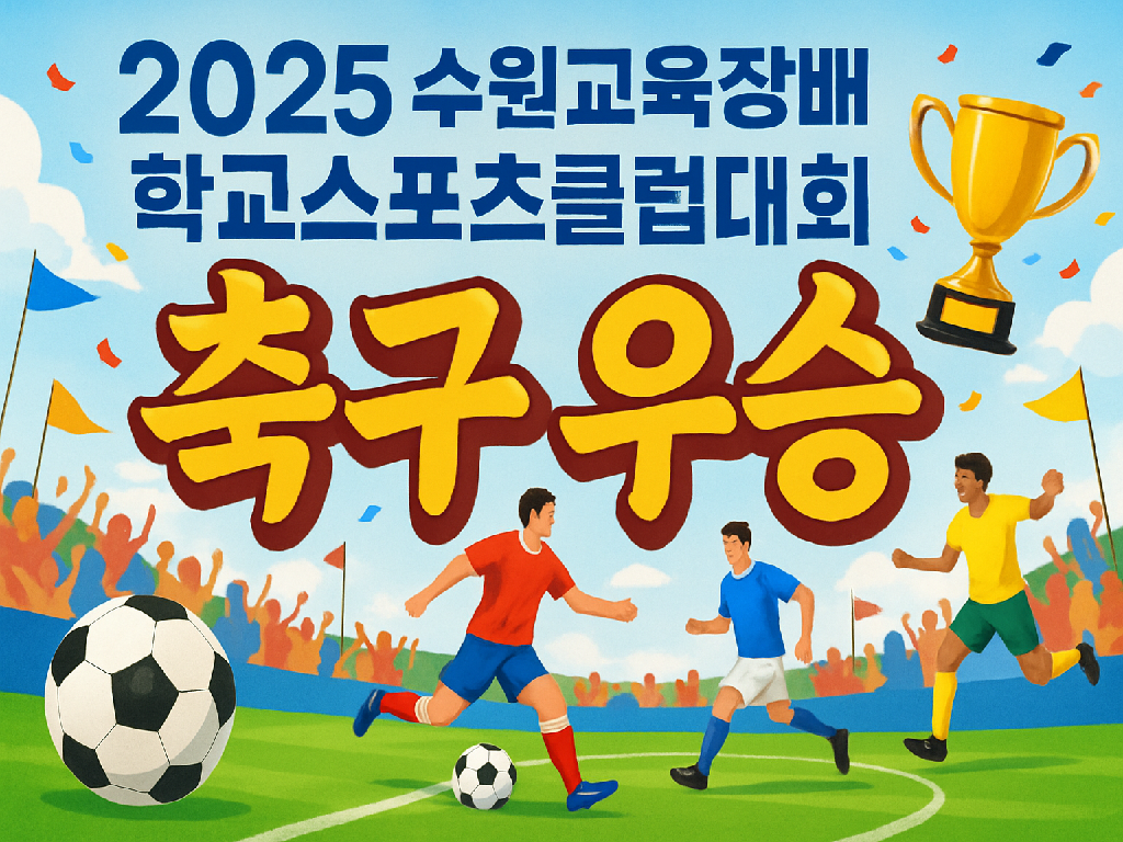 2025 수원교육장배 학교스포츠클럽대회 축구 우승